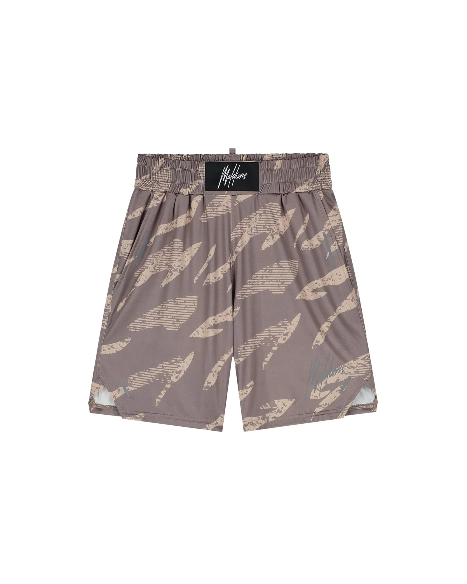 Malelions Sport Camo Shorts | Beige/Taupe