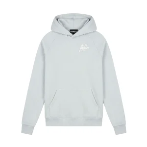 Malelions Sport Logo Raglan Hoodie | Ocean Grey