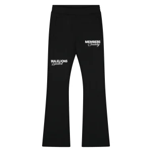 Malelions Women Members Society Flared Sweatpants | Black