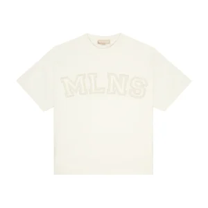 Malelions Women Varsity Oversized T-Shirt | Cream