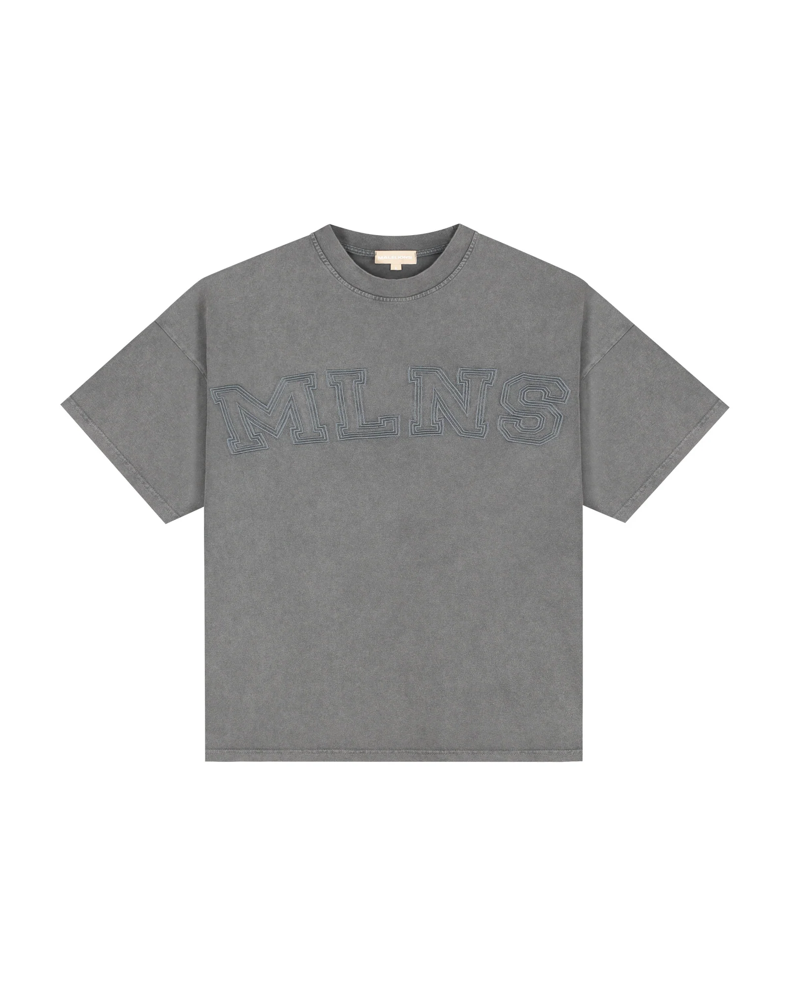 Malelions Women Varsity Oversized T-Shirt | Acid Wash - Afbeelding 2