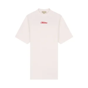 Malelions Women Kylie T-Shirt Dress | Soft Pink/Deep Red