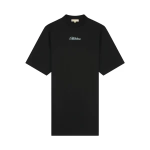 Malelions Women Kylie T-Shirt Dress | Black/Vista Blue