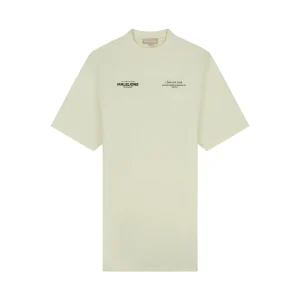 Malelions Women Italian Summer T-Shirt Dress | Cream/Chocolate