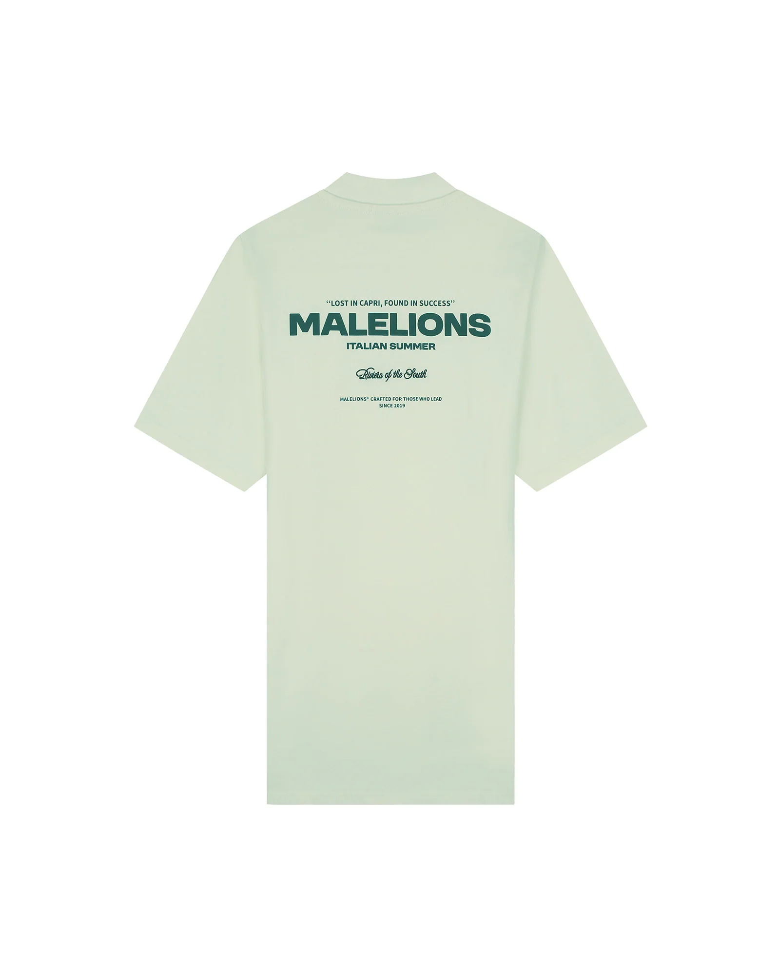 Malelions Women Italian Summer T-Shirt Dress | Pistachio/Teal - Afbeelding 4