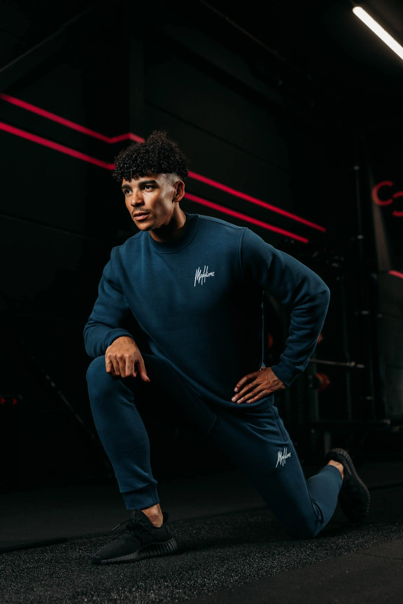 Malelions Sport Logo Sweatpants | Indigo - Afbeelding 3