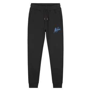 Malelions Junior Basic Sweatpants | Black/Cobalt