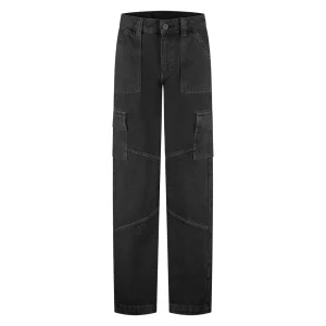 Malelions Women Straight Leg Bouclé Pants | Black