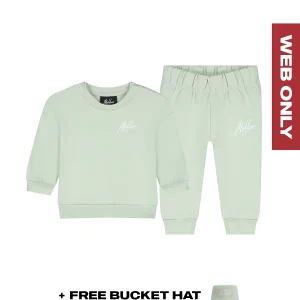 Malelions Baby Sweater Pants Set | Pale Aqua