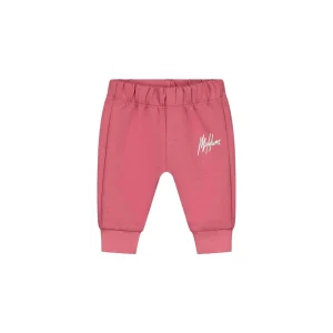 Malelions Baby Signature Sweatpants | Dark Pink