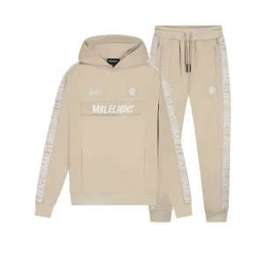 Malelions Sport Warming Up Tracksuit | Grey/White