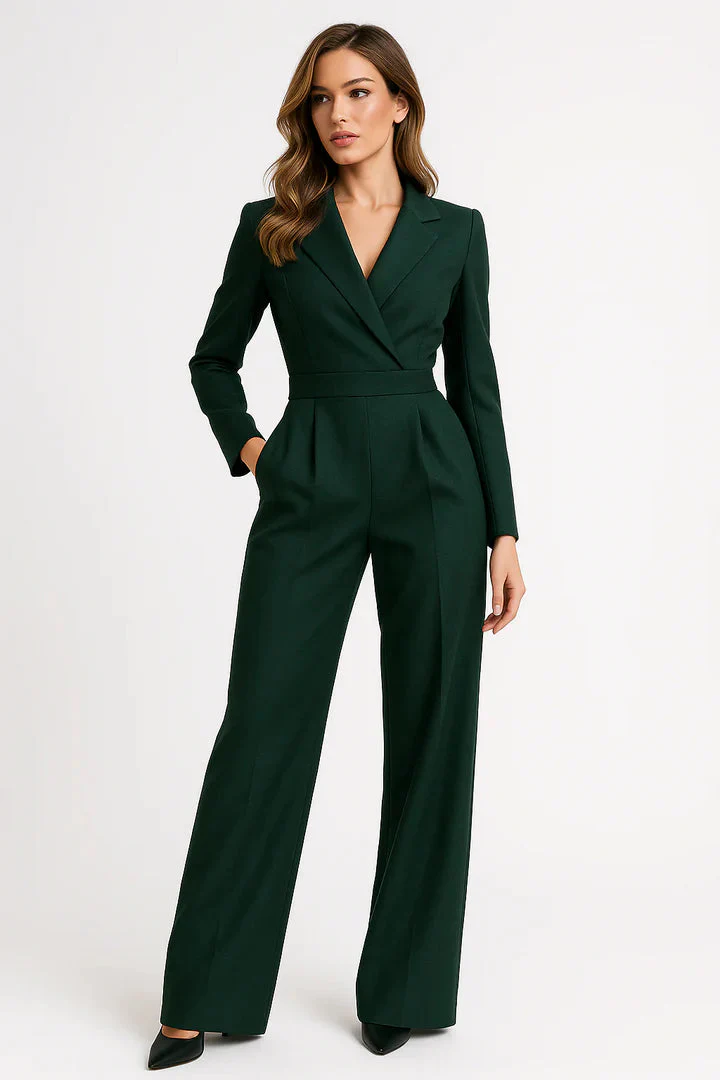 Maya | Elegante Jumpsuit Dames met V-hals - Getailleerd, Wide-leg - Afbeelding 6