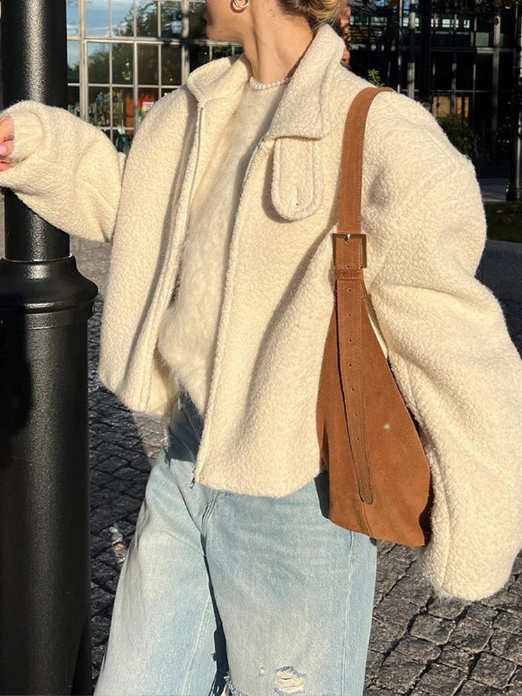 Mino | Dames Fleece Jas - Casual Chic - Afbeelding 2