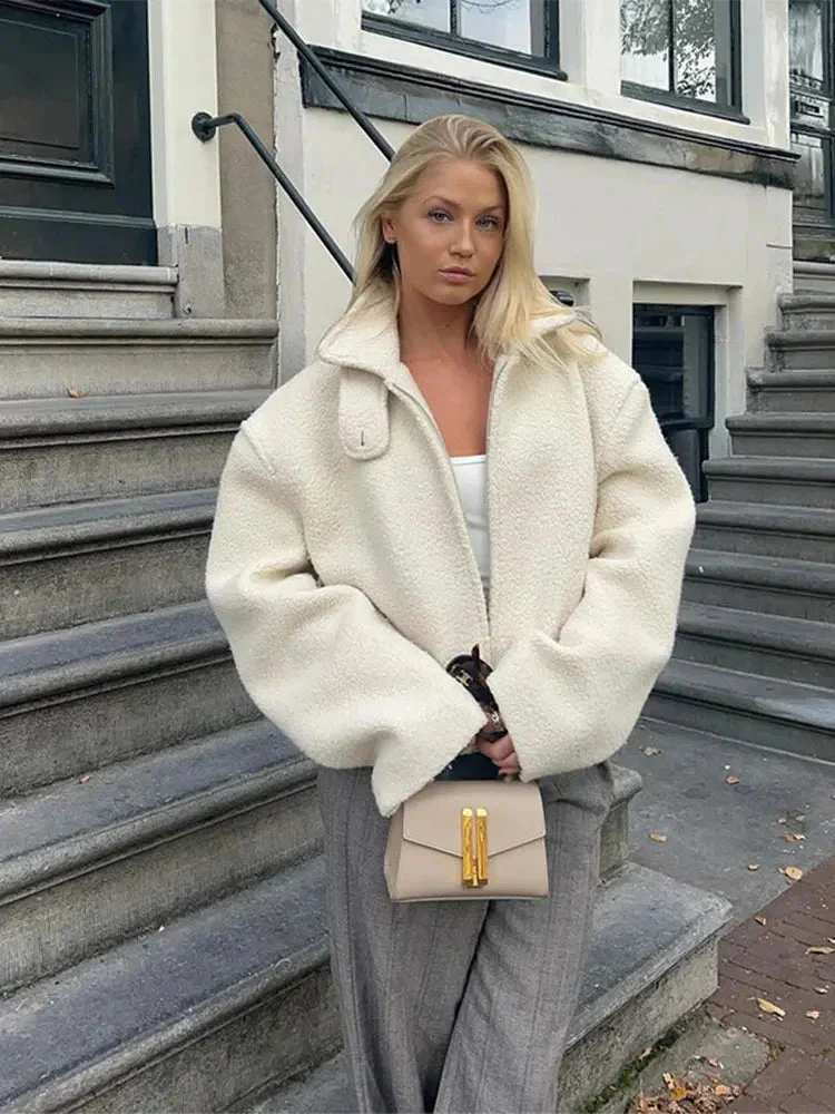 Mino | Dames Fleece Jas - Casual Chic - Afbeelding 3