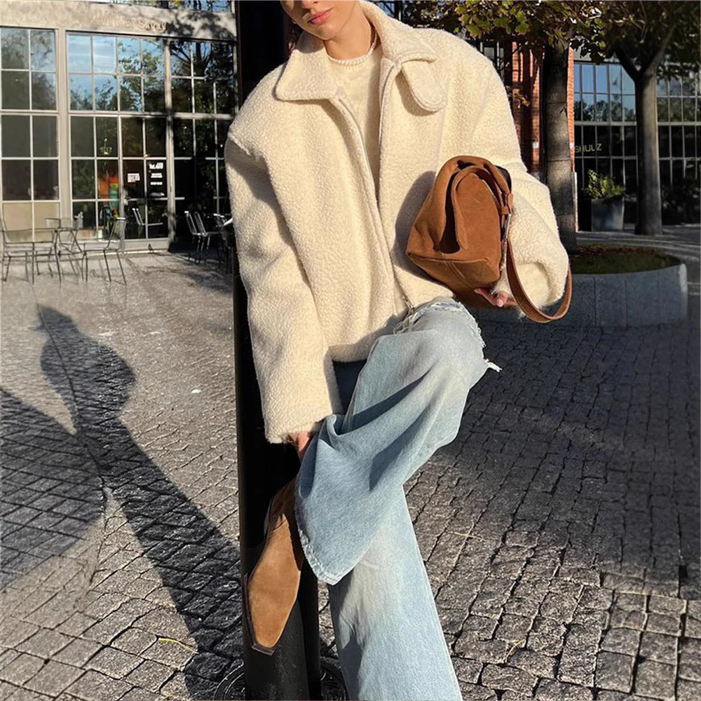 Mino | Dames Fleece Jas - Casual Chic - Afbeelding 8