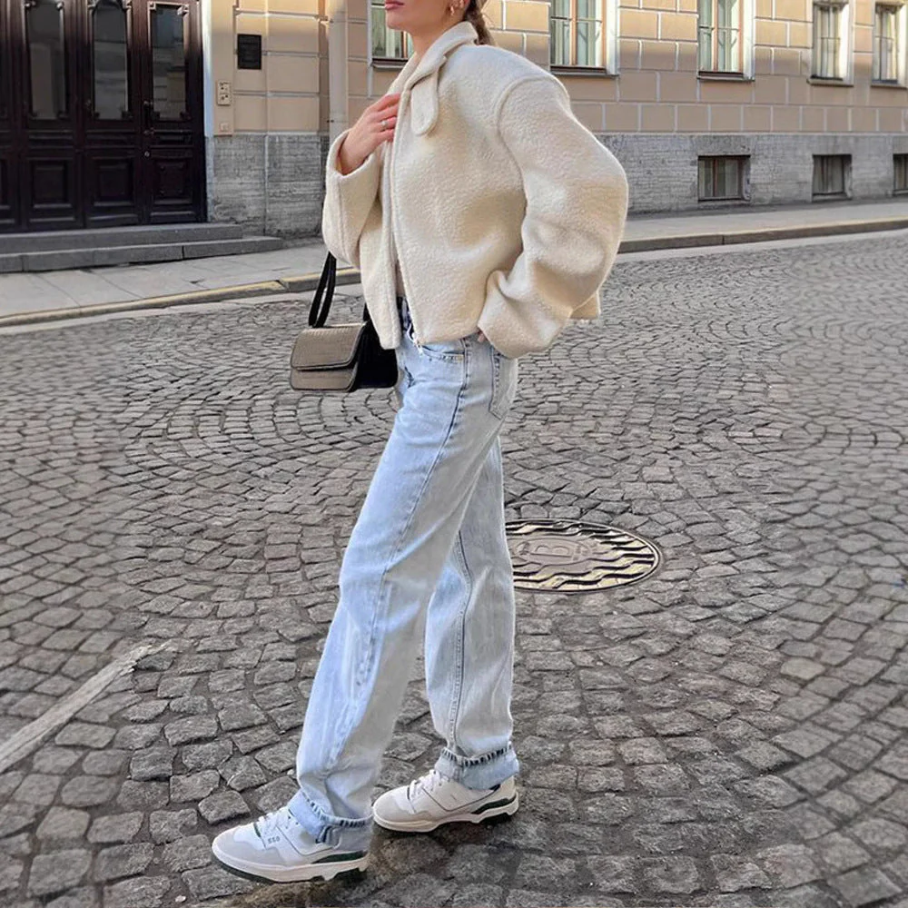 Mino | Dames Fleece Jas - Casual Chic - Afbeelding 7