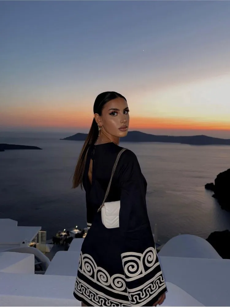 Envy | Kaftan Jurk Voor Dames - Artistiek & Trendy - Afbeelding 4