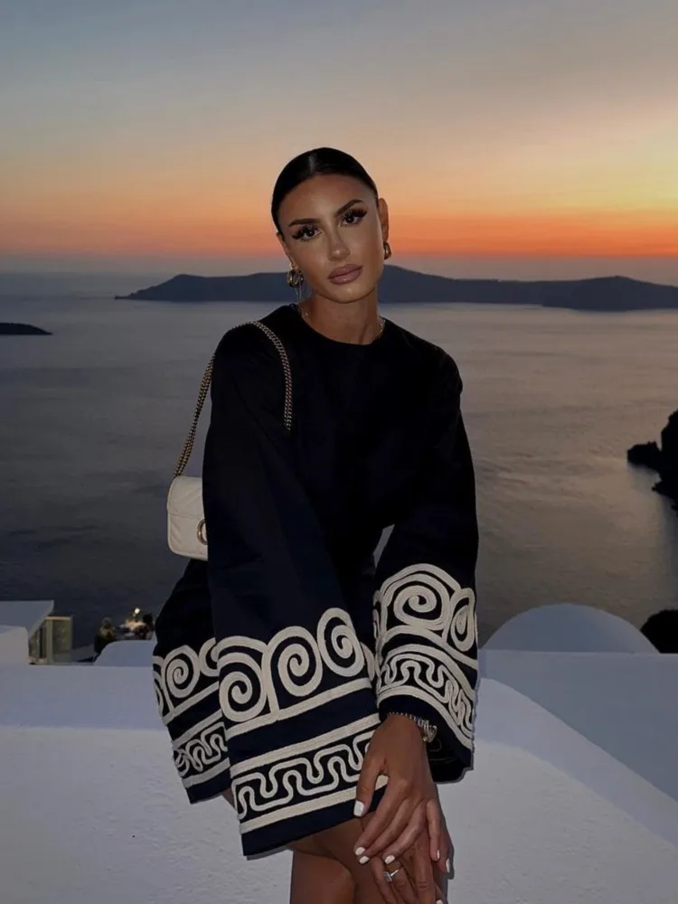 Envy | Kaftan Jurk Voor Dames - Artistiek & Trendy - Afbeelding 2