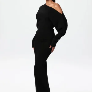 Alba | Elegante Gebreide Maxi Jurk