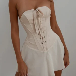 Ziah | Corset Mini Jurk Dames – Mouwloos en Elegant