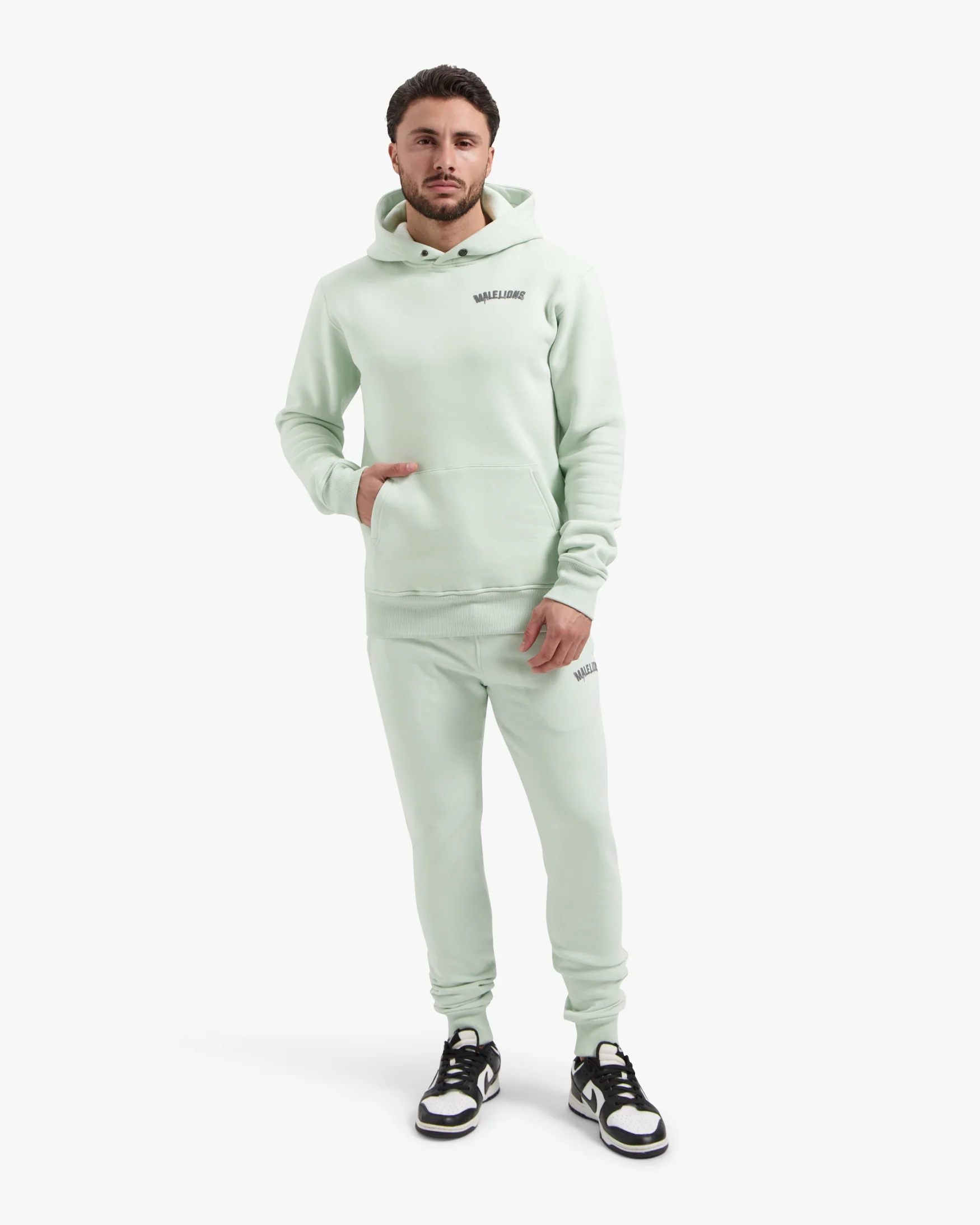 Malelions Men Graffiti 2.0 Hoodie | Pale Aqua - Afbeelding 5