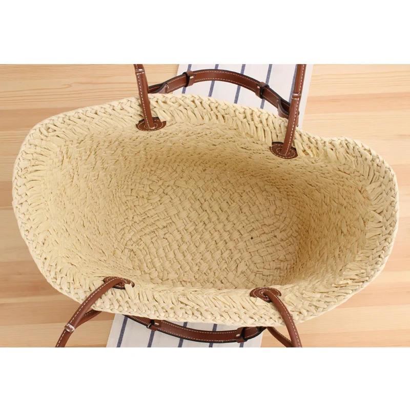 Harper | Grote Raffia Schoudertas voor Dames - Afbeelding 3