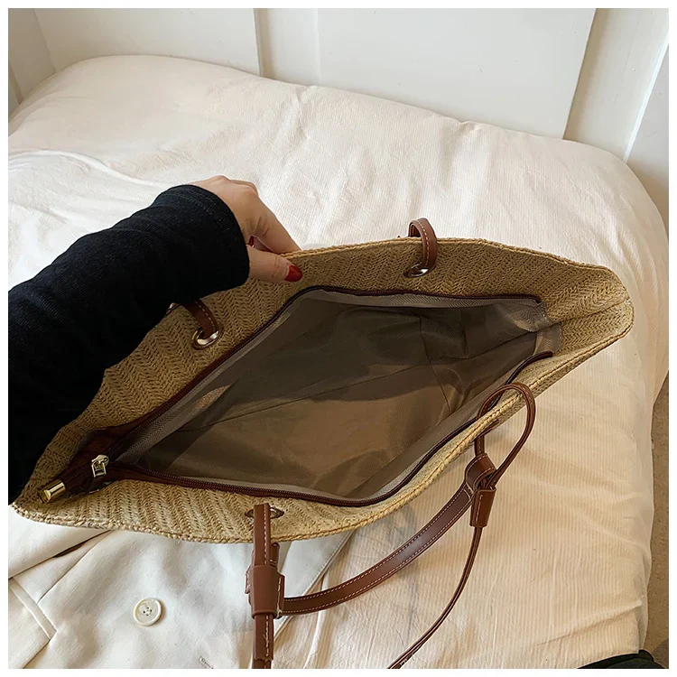 Jill-Ann | Grote Handgemaakte Boho Strandtas - Afbeelding 7