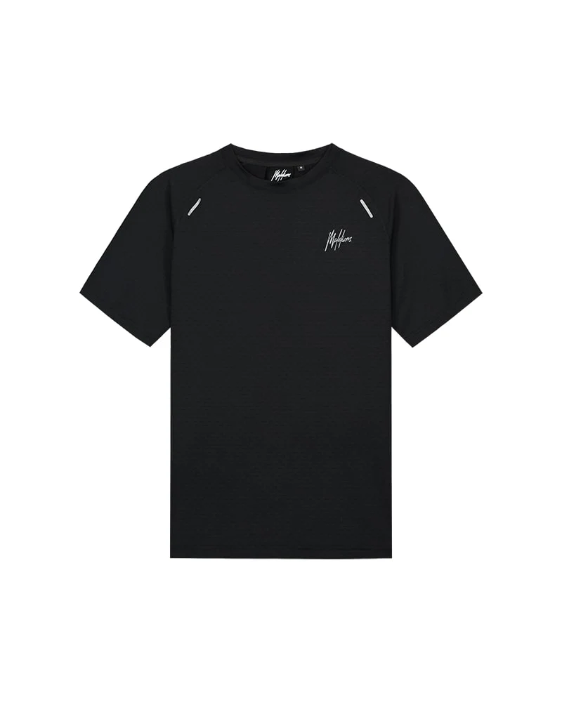 Malelions Sport Padel Vortex T-Shirt | Black