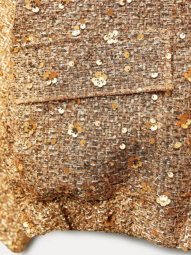 Jane | Luxe Tussenjas Zwart, Goud, Zilver - Stijlvol en Comfortabel - Afbeelding 6