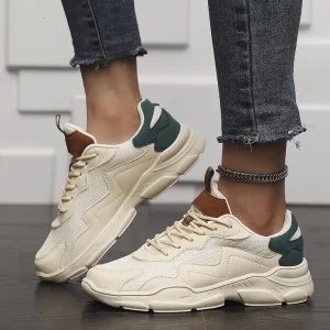 Koya | Trendy Casual Sneakers met Kleurblok