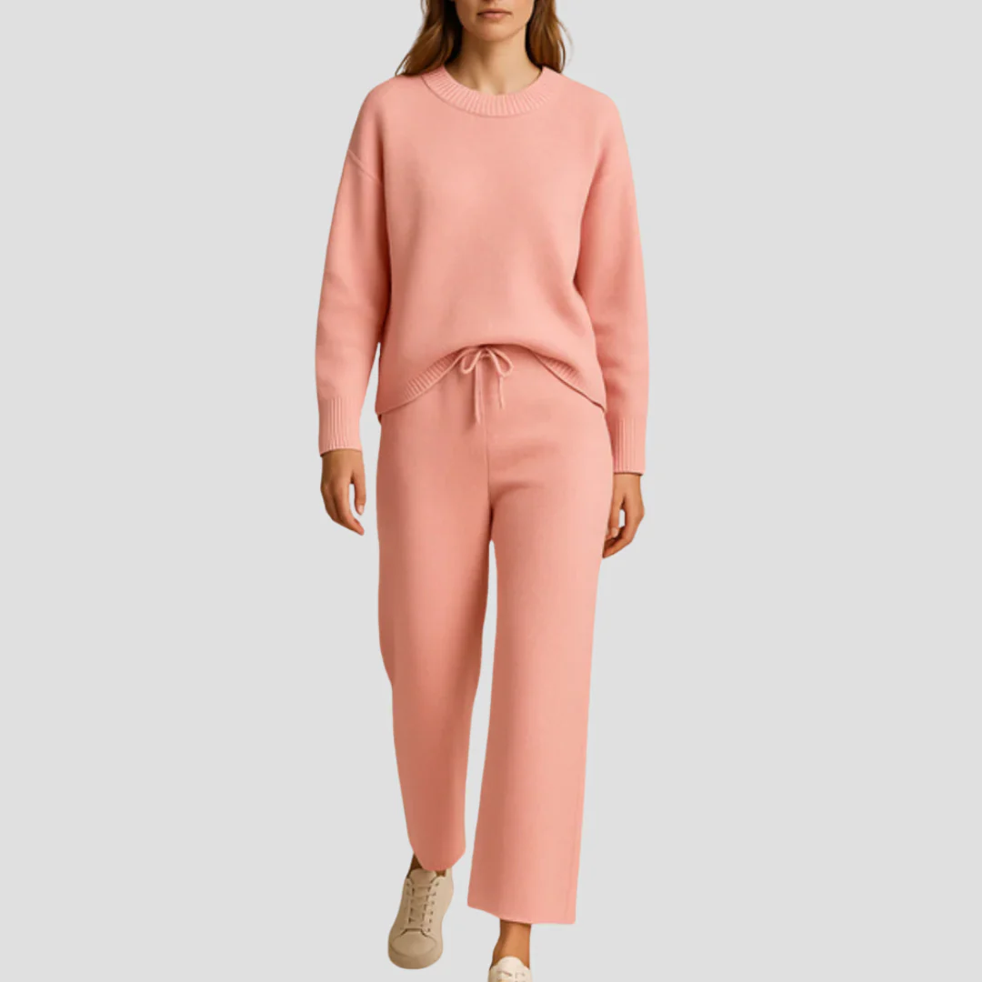 Sallie | Zachte Loungewear Set Dames - Tweedelig, Gebreide Stof, Comfy en Casual - Afbeelding 6