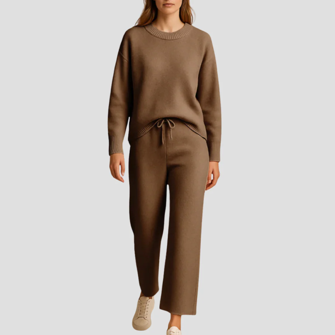 Sallie | Zachte Loungewear Set Dames - Tweedelig, Gebreide Stof, Comfy en Casual - Afbeelding 3