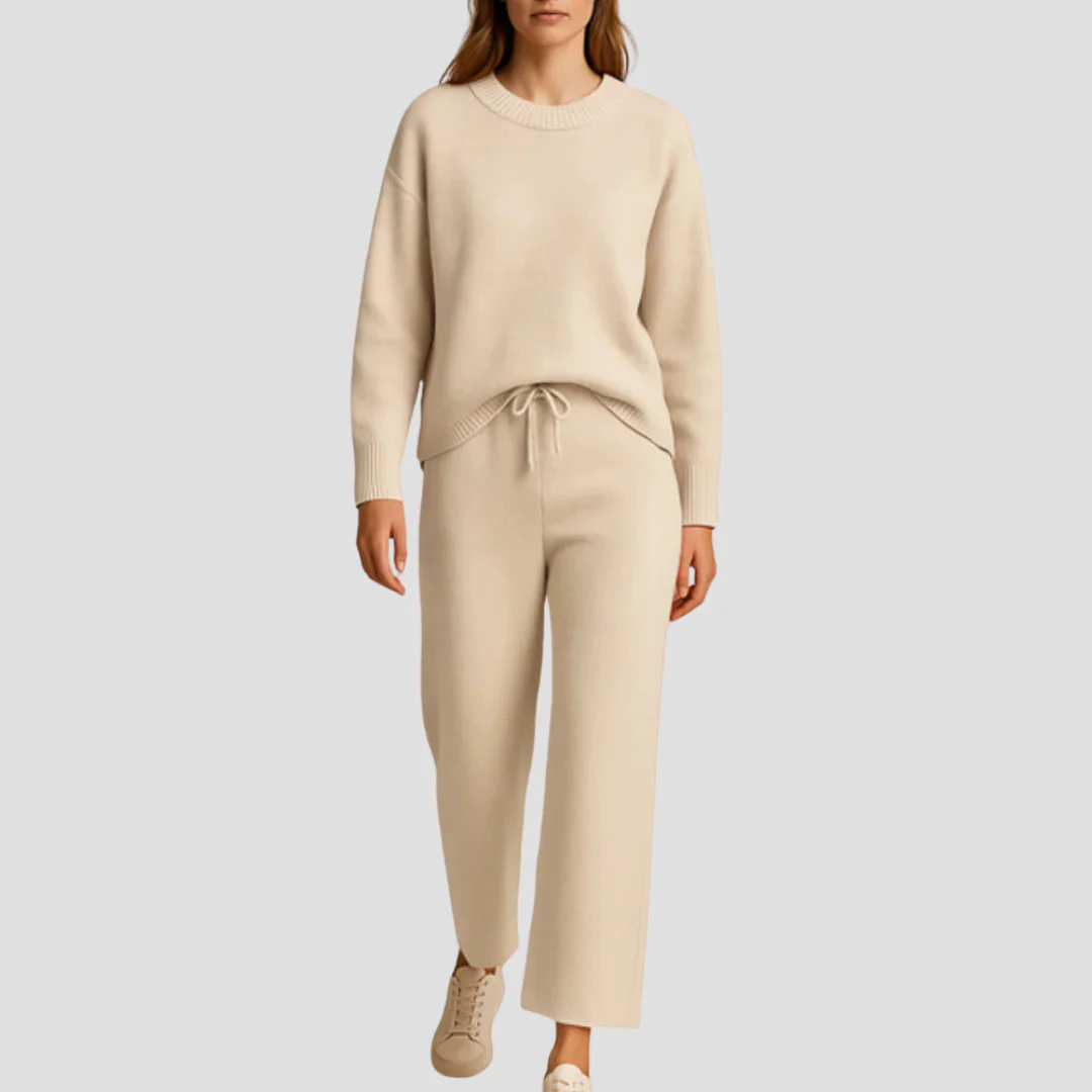 Sallie | Zachte Loungewear Set Dames - Tweedelig, Gebreide Stof, Comfy en Casual - Afbeelding 4