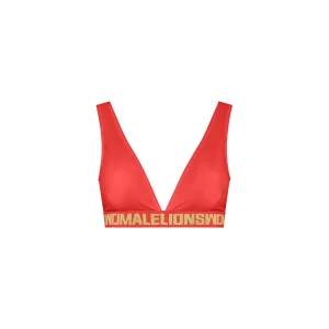 Malelions Women Venetian Bikini Top | Coral
