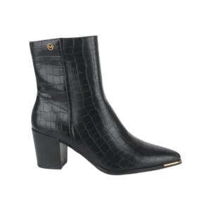 Mexx dames enkel boots Sadae Robin black croco