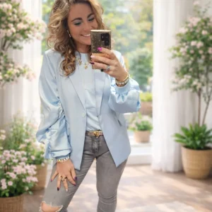 Blazer Fien licht blauw 3862