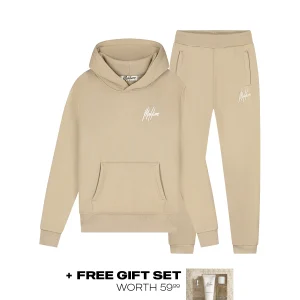 Malelions Women Signature Tracksuit | Taupe