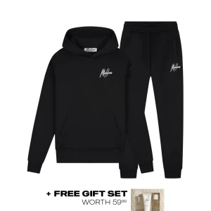 Malelions Women Signature Tracksuit | Black