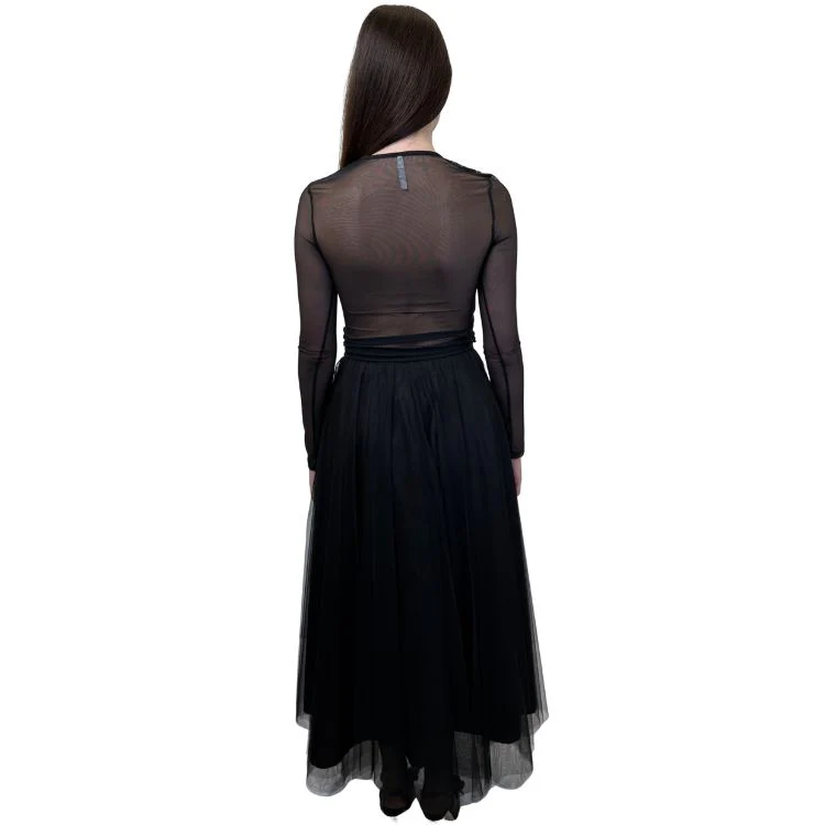 Zwarte Tulle Rok Maxi – Elegant & Feestelijk - Afbeelding 5
