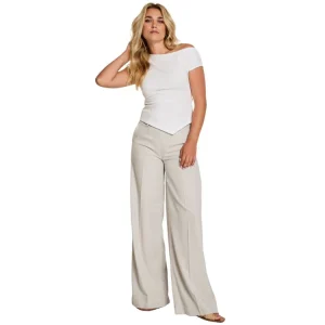 Lizzy Pantalon Lichtgrijs – City Program | Para-Mi