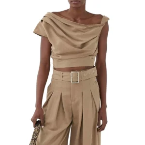 Asymmetrische Mouwloze Top – ELEH Prato Milano