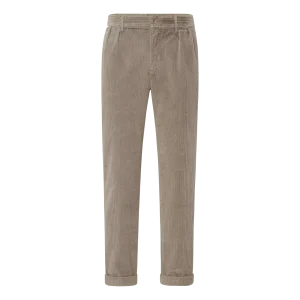 A Trip In The Bag Corduroy Pantalon Taupe - Match Laren