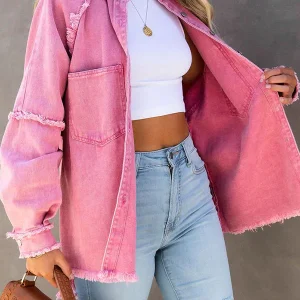 Briana | Zomerse Denim Tussenjas - Comfortabel met Losse Pasvrom