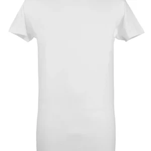 Alan Red Heren T-shirt Derby Extra Long Wit Ronde Hals Hoog 2-Pack