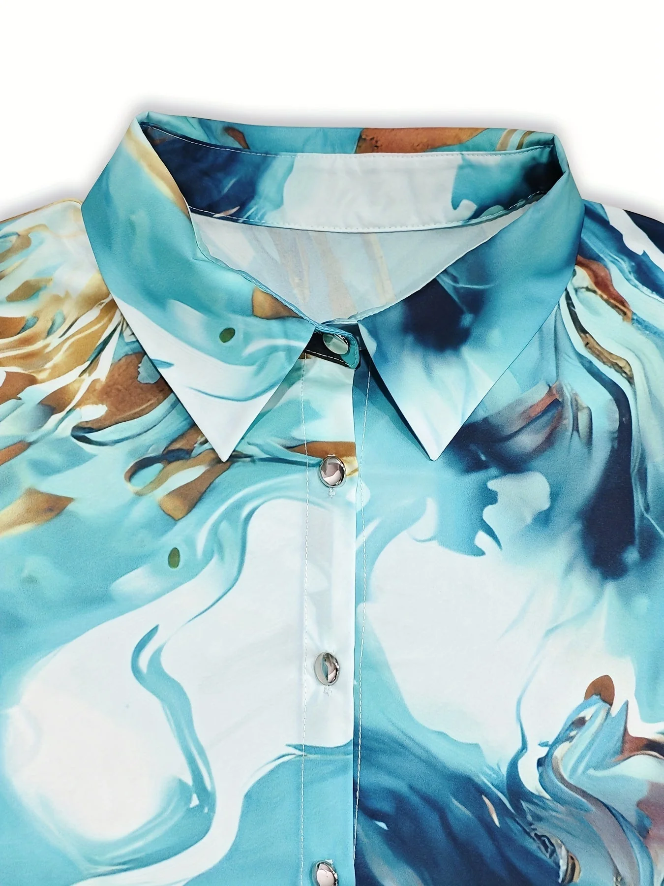 Daniela | Blouse met Abstracte Print en Lange Mouwen - Afbeelding 5