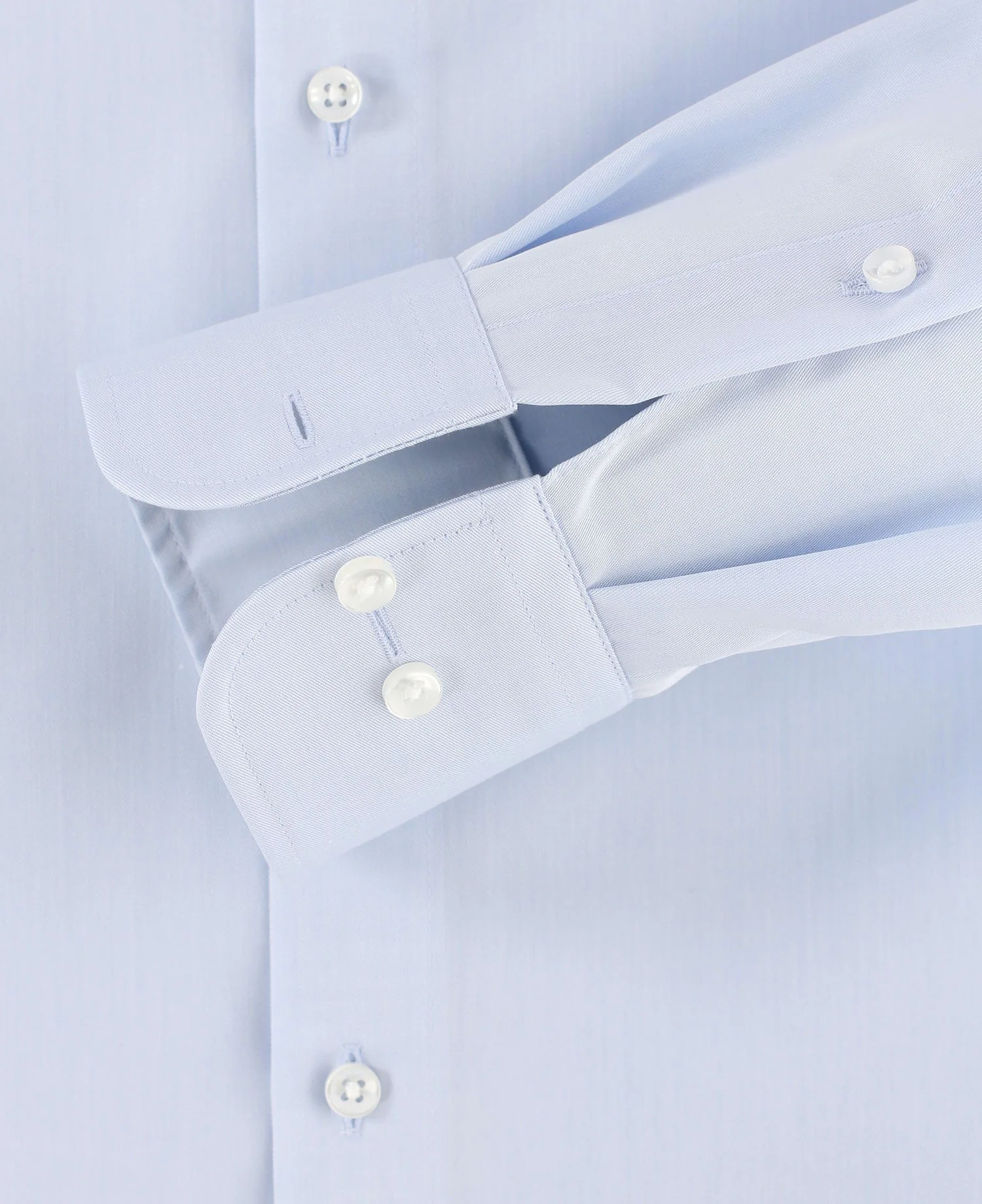 Casa Moda Heren Overhemd Lichtblauw Twill Comfort Fit ML7 - Afbeelding 4