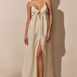 Maribelle | Elegante Maxi Jurk met Bloemen Top