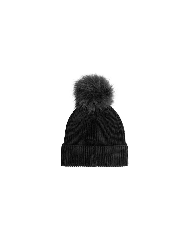 Malelions Women Knitted Beanie | Black - Afbeelding 3