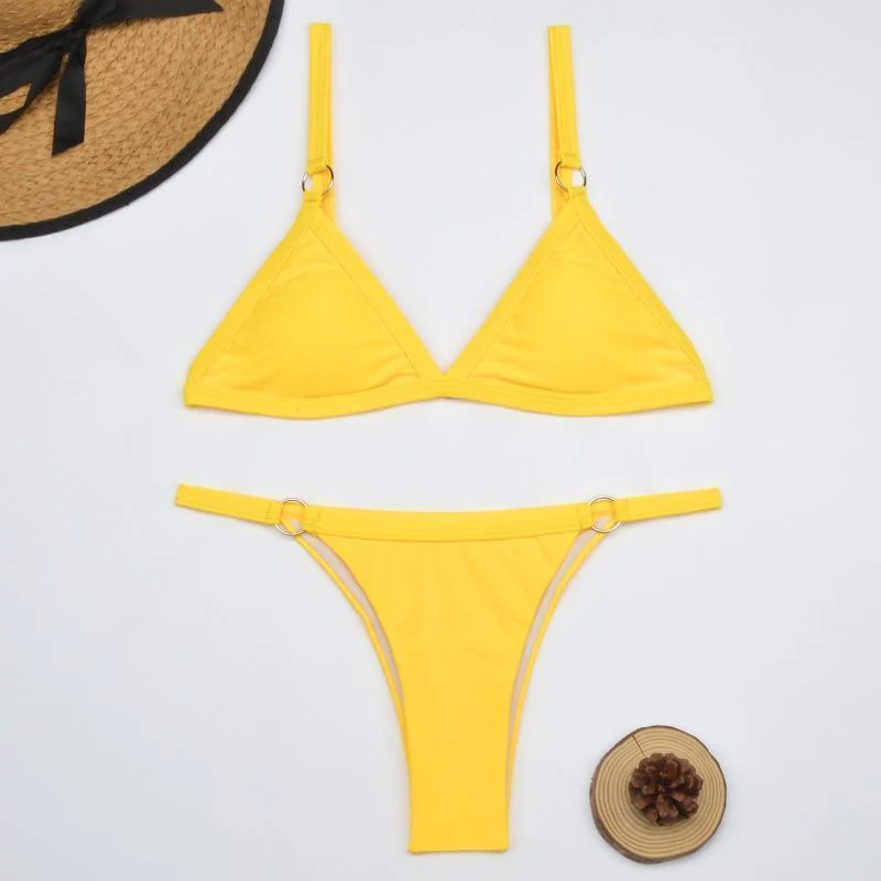 Flo | Stijlvolle Triangel Bikini Set - Afbeelding 8