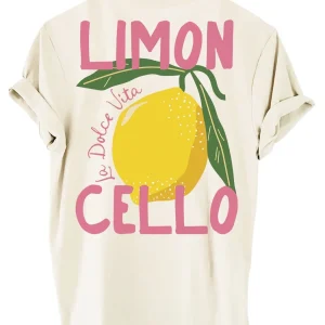 Limoncello | Trendy Zomers Shirt voor Dames met Citroen Print